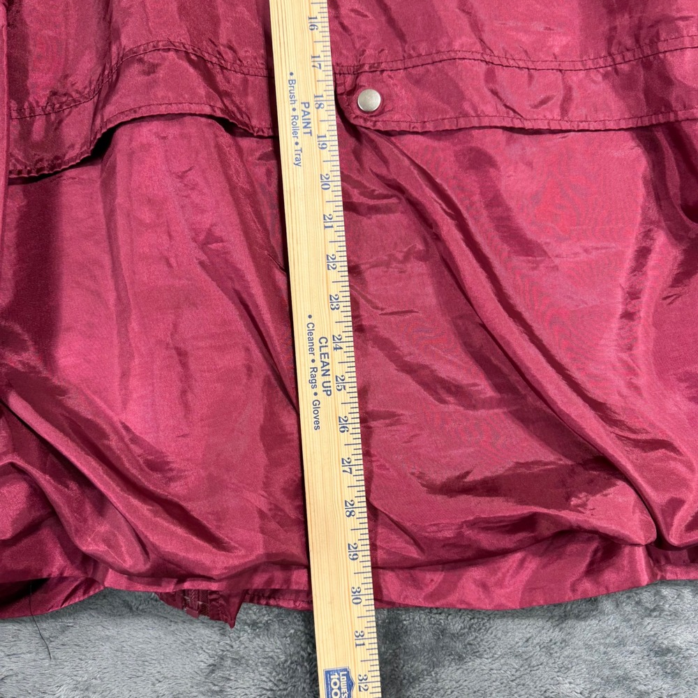 AST Sportswear Mens 5XL Maroon Nylon Tracksuit Zip Off Pants Jacket Set RN 77201 - Picture 10 of 15
